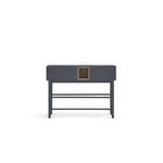 Ciemnoszara konsola 35x120 cm Corvo – Teulat