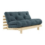 Sofa rozkładana z niebieskozielonym obiciem Karup Design Raw/Petrol Blue