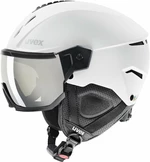 UVEX Instinct Visor White Mat 56-58 cm Casco da sci