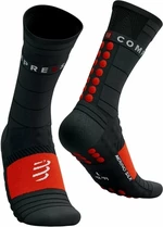 Compressport Pro Racing Socks Winter Run Black/High Risk Red T3 Skarpety do biegania