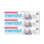 Meridol Zubná pasta Gum Protection & Gentle White na ochranu ďasien a jemné bielenie 3 x 75 ml