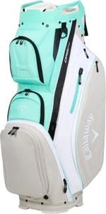 Callaway ORG 14 Aqua/White/Silver Heather Borsa da golf Cart Bag