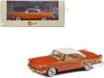 1958 Packard 58L 2-Door Hardtop Orange Red with White Top Limited Edition to 250 pieces Worldwide 1/43 Model Car by Esval Models