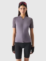 Dámské rychleschnoucí cyklistické tričko - fialové