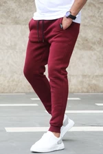Madmext Claret Red Basic Tracksuit 4210