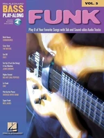 Hal Leonard Funk Guitar Music Book Partituras para bajo