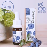 Konope co. 5% CBD Fresh Čučoriedka Full Spektrum 500mg