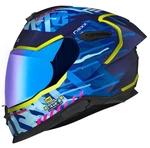 Nexx Y.100R Urbangram Indigo Blue MT XL Helm