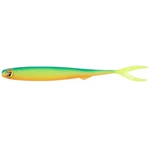 Fox rage gumová nástraha slick finesse super soft uv blue back chartreuse - 9 cm