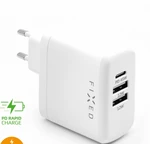 Síťová nabíječka Fixed 2xUSB černá Fixc-2u-bk