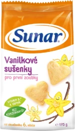 SUNAR vanilkové sušienky pre deti 175 g