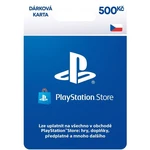 Predplatená karta Sony PLAYSTATION STORE – DÁRKOVA KARTA 500KČ - pouze pro CZ PS Store (PS719894339) predplatená karta PlayStation Network • hodnota 1