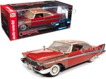 1958 Plymouth Fury Partially Restored Version "Christine" (1983) Movie 1/18 Diecast Model Car by Auto World