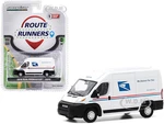 2019 RAM ProMaster 2500 Cargo High Roof Van "United States Postal Service" (USPS) White "Route Runners" Series 1 1/64 Diecast Model by Greenlight