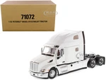 Peterbilt 579 UltraLoft Truck Tractor White "Transport Series" 1/50 Diecast Model by Diecast Masters