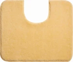 LineaDue Koupelnová předložka FANTASTIC žlutá Rozměr: 50x60 cm s výřezem pro WC