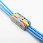 PCT-3 3Pin Colorful Docking Connector Electrical Connectors Wire Terminal Block Universal Electrical Wire Connector