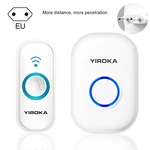 YIROKA W101 433Mhz Wireless Doorbell 150M Long Wireless Distance Home Welcome Smart Door Chimes