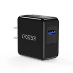 CHOETECH US 18W QC3.0 Quick Charger USB Wall Charger Power Adapter for Smartphone Tablet