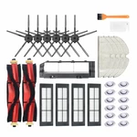 31pcs Replacements for Xiaomi Roborock Xiaowa Vacuum Cleaner Parts Accessories 6*5-arm Side Brushes 4*Filters 2*Main Bru