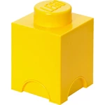 LEGO Úložný box 12,5 x 12,5 x 18 cm žlutá