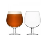 Bar Craft pohár na pivo 550ml číry set 2ks, LSA, Handmade