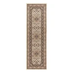 Béžový behúň Nouristan Parun Tabriz, 80 x 250 cm