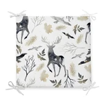 Vianočný sedák s prímesou bavlny Minimalist Cushion Covers Dark Forest, 42 x 42 cm