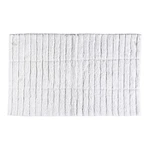 Biela bavlnená kúpeľňová predložka Zone Tiles, 80 x 50 cm