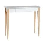 Biely pracovný stôl Ragaba Mimo, šírka 85 cm