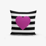 Obliečka na vaknúš s prímesou bavlny Minimalist Cushion Covers Purple, 45 × 45 cm