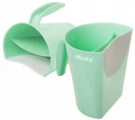Akuku Hrníček ke koupání, mytí hlavičky - mátový, šedý