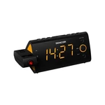 Rádiobudík Sencor SRC 330 OR čierny/oranžový rádiobudík • čas • dátum • LED displej • FM rádio s 10 predvoľbami • duálny alarm • funkcia Sleep • nasta