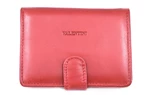Dámská kožená peněženka z pravé kůže Valentini - červená
