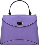 Dámská luxusní kožená kabelka Arteddy - fialová
