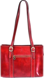 Dámská kožená kabelka Arteddy - červená