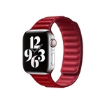 Remienok COTEetCI Double Suction kožený na Apple Watch 38/40/41 mm (WH5292-RD) červený remienok pre Apple Watch • materiál: umelá koža • na modely 38 