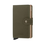 Secrid Miniwallet Saffiano - Olive