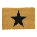 Rohožka z prírodného kokosového vlákna Artsy Doormats Star, 40 x 60 cm