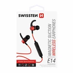 Bluetooth fejhallgató Swissten Active, piros