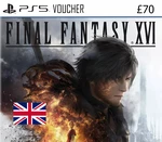 Final Fantasy XVI UK PlayStation Network Card £70