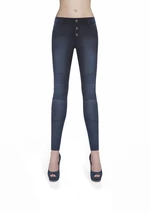 Bas Bleu Women's AVRIL denim pants hand-wiped with stitching