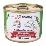 ALL ANIMALS Kočkopes konzerva Velikonoční menu 200 g