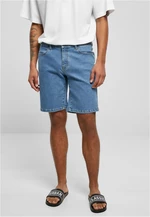 Relaxed Fit Denim Shorts Light Blue Washed