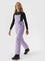 Dívčí lyžařské kalhoty se šlemi membrána 10000 - fialové