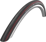 Schwalbe Tire Lugano II 25" (622 mm) 25.0 Black/Red Folding Opona do rowerów szosowych