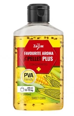 Carp zoom booster favourite aroma liquid pellet plus 200 ml - sladká kukuřice