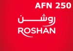 Roshan 250 AFN Mobile Top-up AF