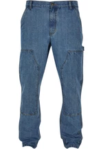 Double Knee Jeans Light Blue Washed