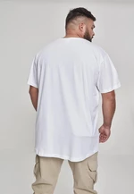 Long T-shirt in the shape of white